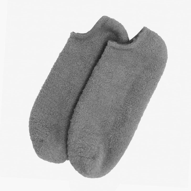 Barefoot Scientist Sleep On It Overnight Moisturizing Gel Socks  Low Profile Ankle Socks  Nourish Your Feet  Grey  L - Image 1